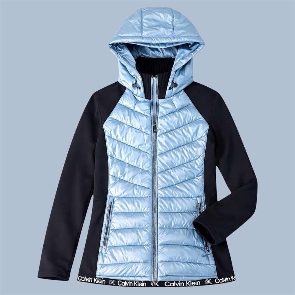Calvin Klein Performance puffer jacket hooded size M  